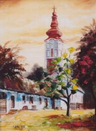 Rác templom - festmény